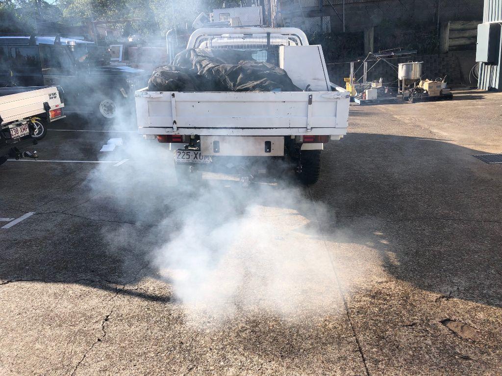 Toyota ute with a problem with its DPF